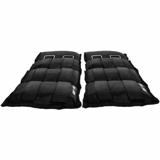 Gorilla Sports Enkelgewichten - 10 kg (2 x 5 kg) - Set van 2 - Polsgewichten - Gewichtsmanschetten - Gewichtsboeien