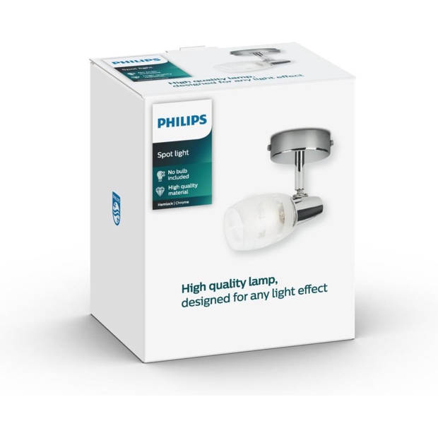 Philips Essentials 5028011E7 Oppervlak-spotverlichting Chroom E14