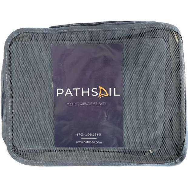 Pathsail® Packing Cubes Set 6-Delig - Bagage Organizers - Koffer organizer set
