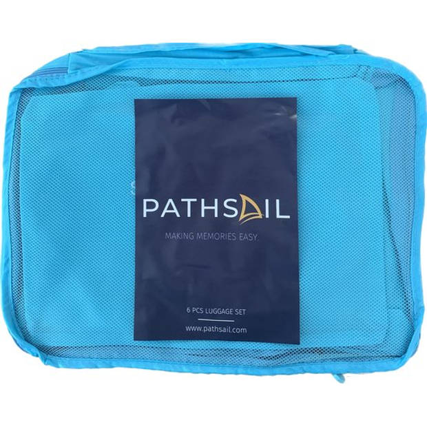 Pathsail® Packing Cubes Set 6-Delig - Bagage Organizers - Koffer organizer set