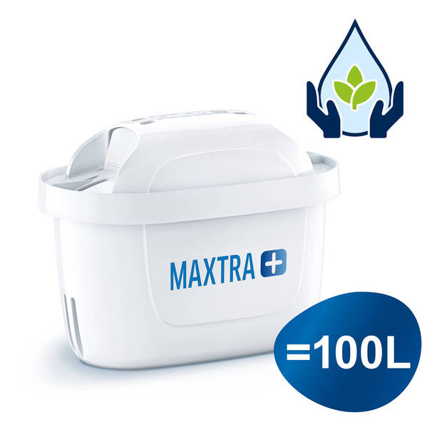 BRITA - Waterfilterkan Style Eco Cool - Groen - 2,4l + 3 MAXTRA+ Waterfilterpatronen - Voordeelverpakking