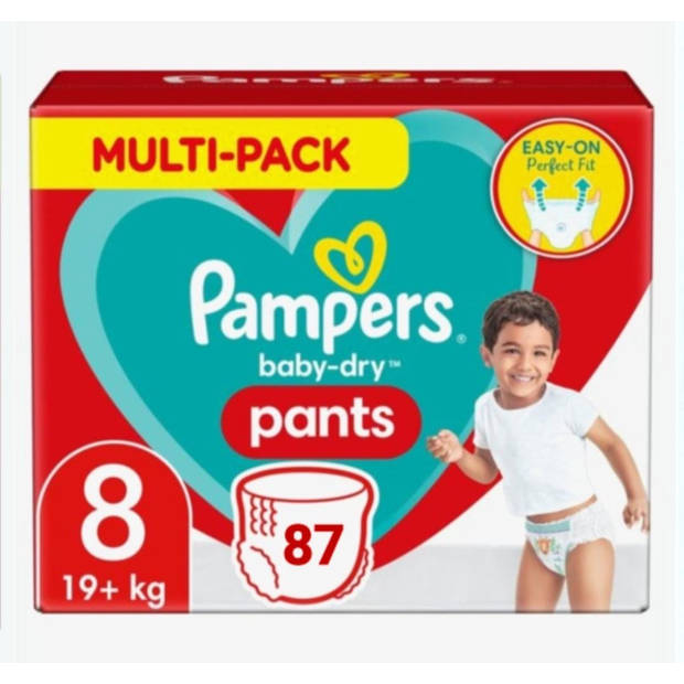 Pampers Baby-Dry Broek Pants Maat 8 - 87 Luierbroekjes