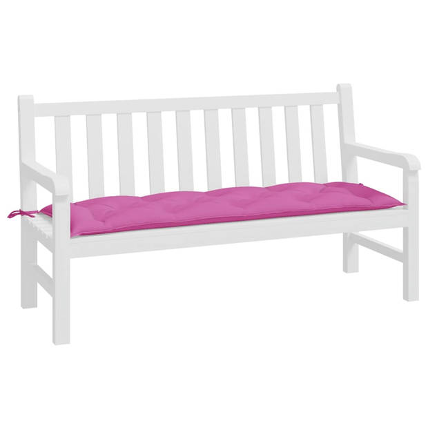 vidaXL Tuinbankkussen 150x50x7 cm oxford stof roze