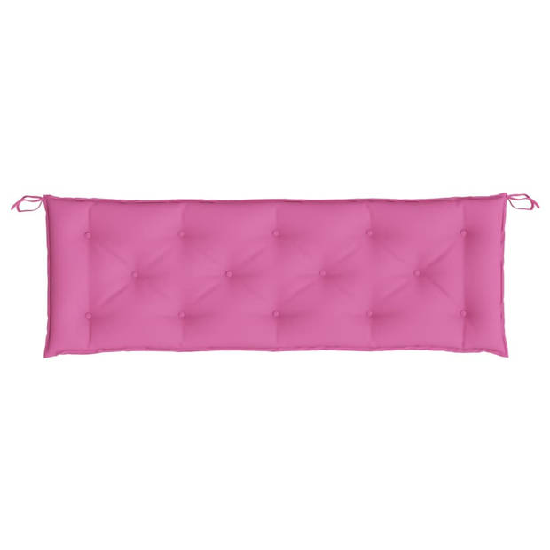 vidaXL Tuinbankkussen 150x50x7 cm oxford stof roze