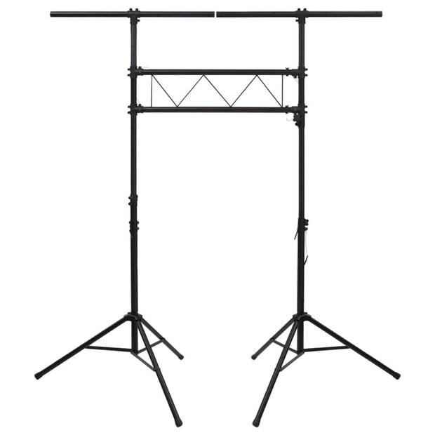 vidaXL Lichtstatief 238x115x(180-300) cm staal