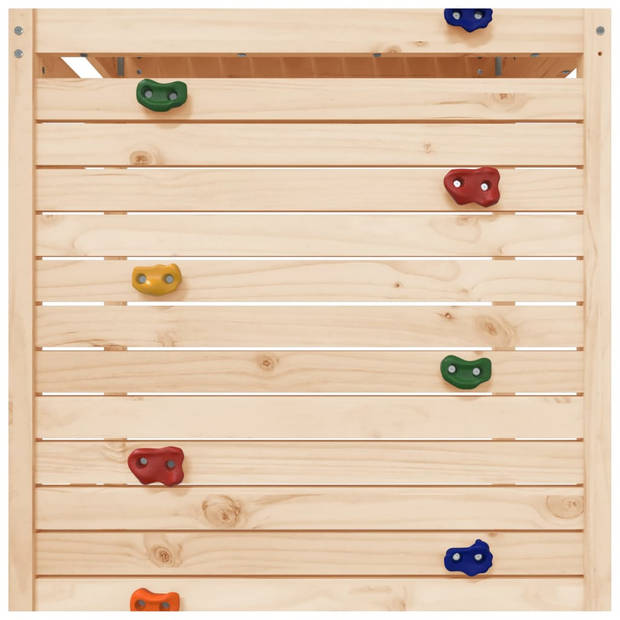 The Living Store Houten speelset - speeltuin voor kinderen - massief grenenhout - 316 x 349 x 207 cm - inclusief