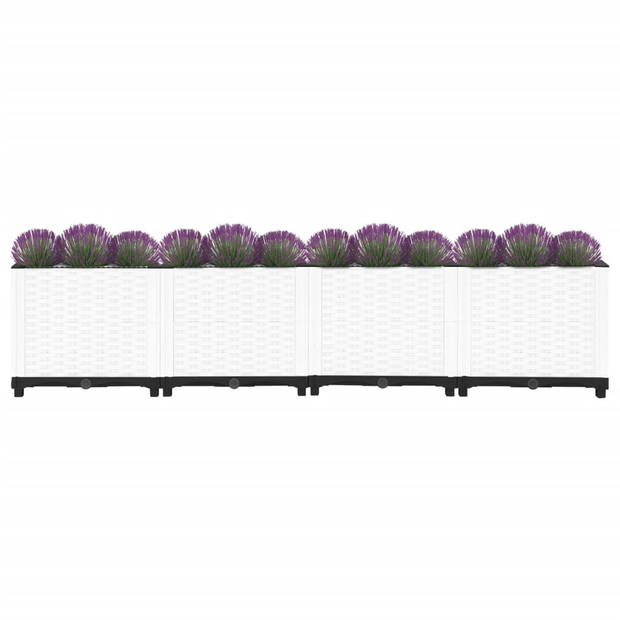 vidaXL Plantenbak verhoogd 160x40x38 cm polypropeen