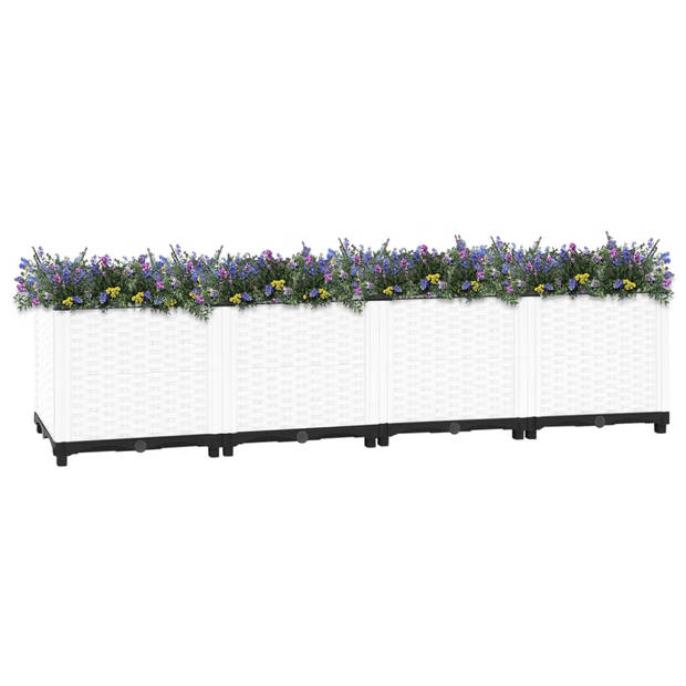 vidaXL Plantenbak verhoogd 160x40x38 cm polypropeen