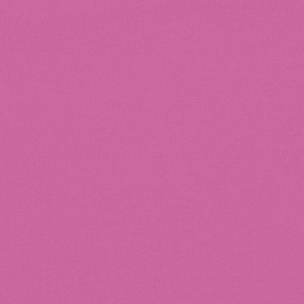 vidaXL Stoelkussens 6 st 50x50x7 cm oxford stof roze