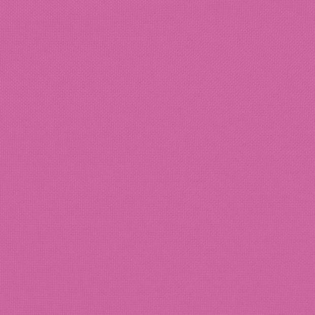 The Living Store Palletkussens - 50 x 50 x 12 cm - roze - polyester stof - holle vezel - waterafstotend