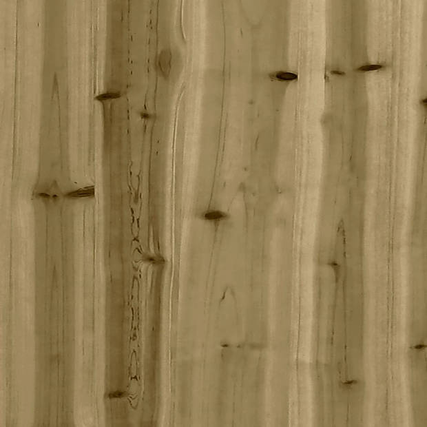 vidaXL Tuinbank schanskorfontwerp 103x44x42 cm geïmpregneerd hout