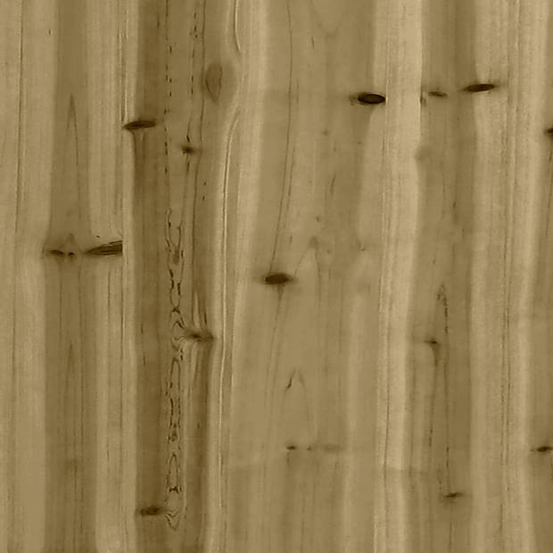 vidaXL Tuinbank schanskorfontwerp 103x31,5x42 cm geïmpregneerd hout