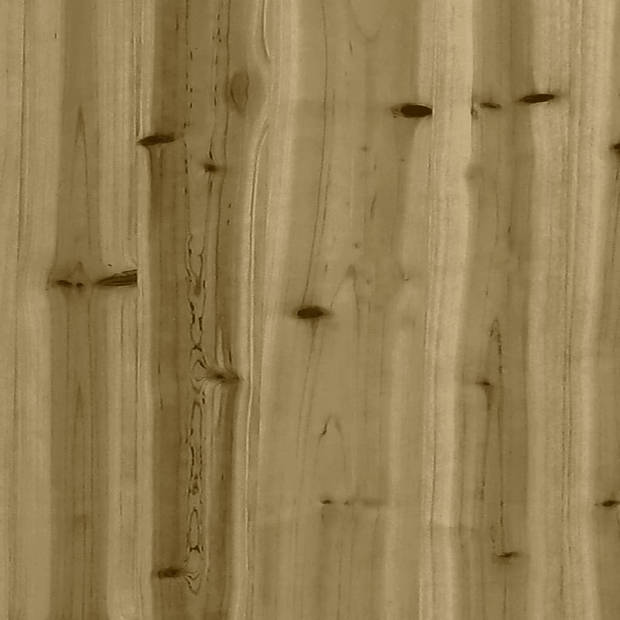 vidaXL Tuinbank schanskorfontwerp 33x31x42 cm geïmpregneerd grenenhout