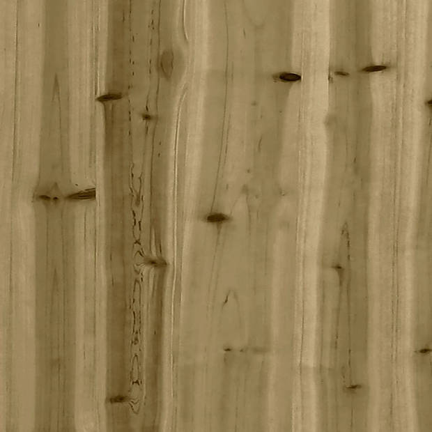 vidaXL Tuinbank schanskorfontwerp 63x44x42 cm geïmpregneerd grenenhout