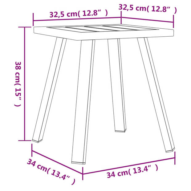 vidaXL Ligbedden 2 st met tafel en kussens poly rattan grijs