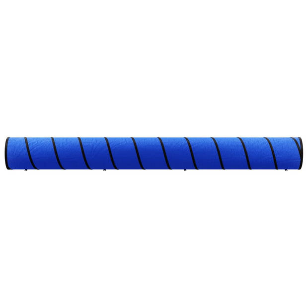 vidaXL Hondentunnel ?? 55x500 cm polyester blauw
