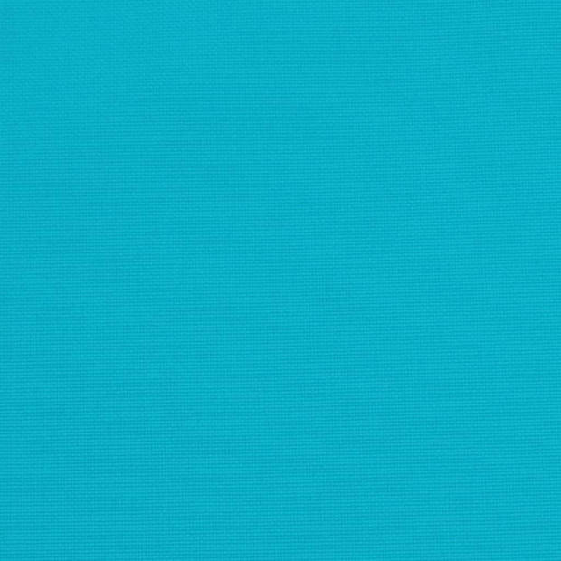 The Living Store Palletkussen - Turquoise - 120 x 80 x 12 cm - Duurzame polyester stof