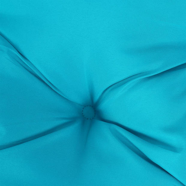 vidaXL Palletkussen 60x60x12 cm stof turquoise