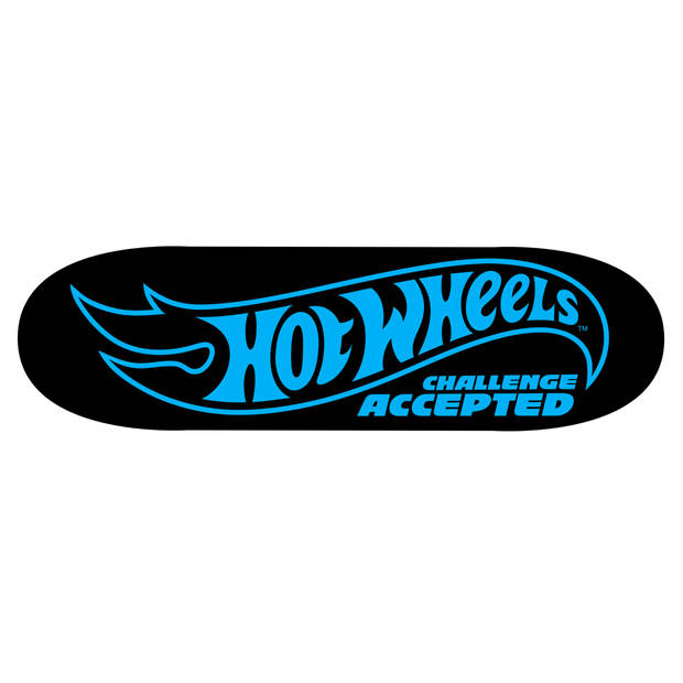 Mattel Hot Wheels Dubbele Kick Skateboard Junior Zwart/Blauw/Rood