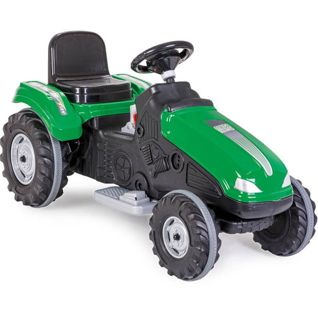 AMIGO Pilsan Mega accuvoertuig traptractor 12V groen/zwart