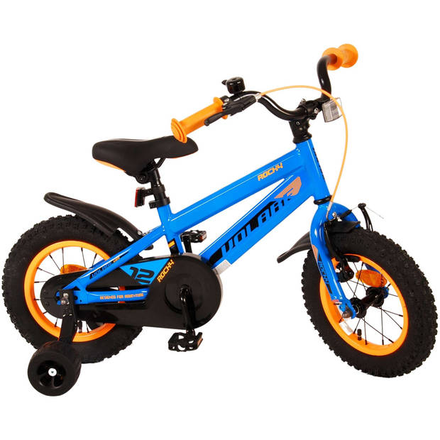 Volare Jongensfiets Rocky 12 Inch 20 cm Jongens Terugtraprem Blauw