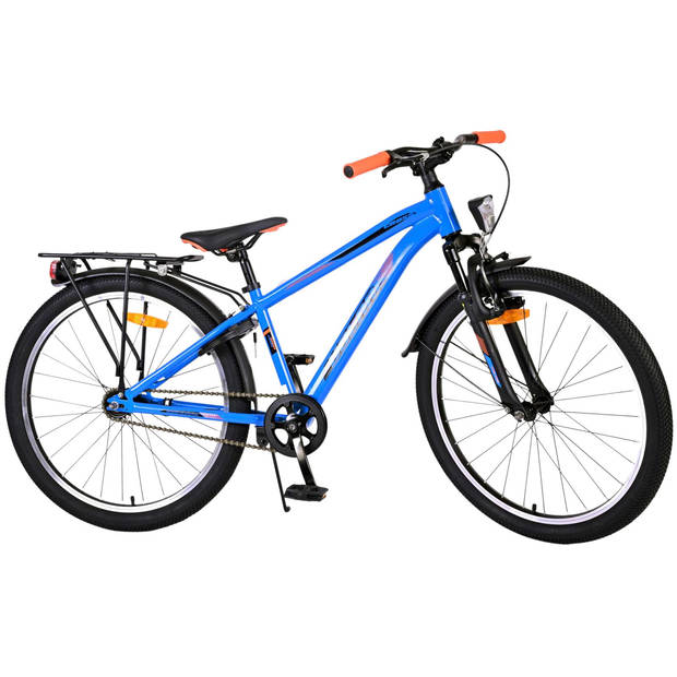 Volare Jongensfiets Cross 24 Inch 31,75 cm Jongens Terugtraprem Blauw/Zwart