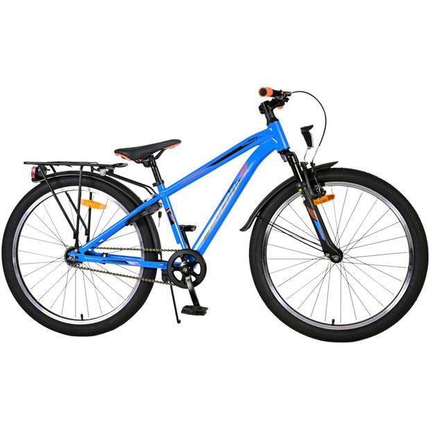 Volare Jongensfiets Cross 24 Inch 31,75 cm Jongens Terugtraprem Blauw/Zwart