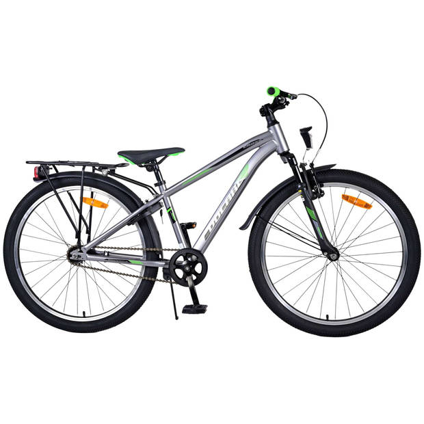 Volare Jongensfiets Cross 24 Inch 31,75 cm Jongens Terugtraprem Grijs/Zwart