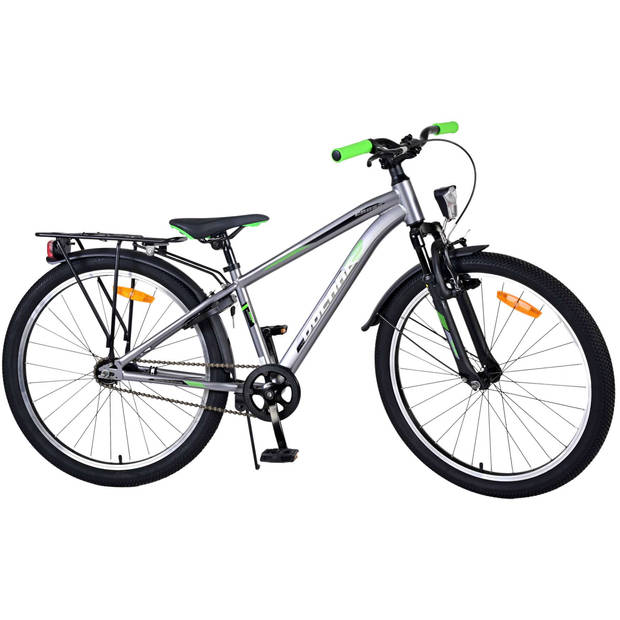 Volare Jongensfiets Cross 24 Inch 31,75 cm Jongens Terugtraprem Grijs/Zwart