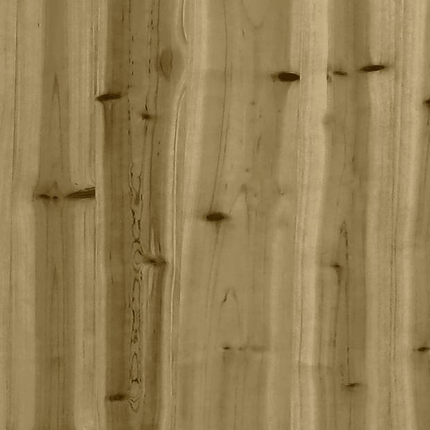 The Living Store Speeltoren - Golvende glijbaan - Vacuüm geïmpregneerd grenenhout - 256 x 64 x 207 cm