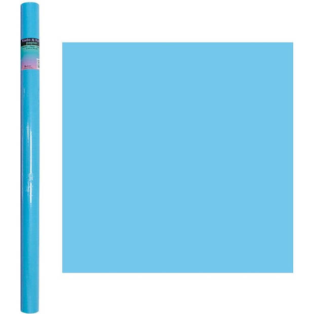 Inpakpapier Cadeaupapier - 6 Rollen - Pastel Blauw, Groen, Roze - 2 meter x 70 cm