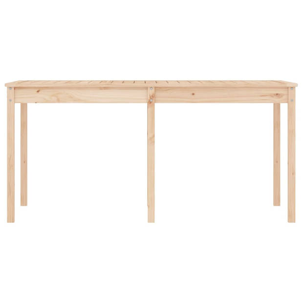 vidaXL Tuintafel 159,5x82,5x76 cm massief grenenhout