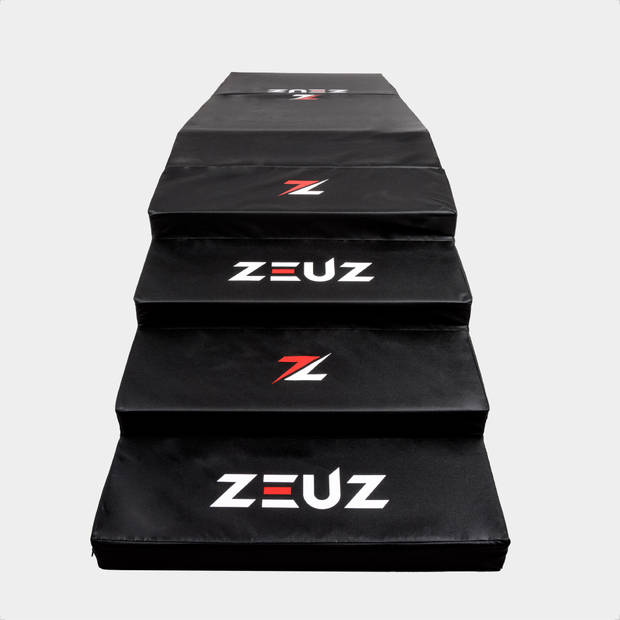 ZEUZ® Handstand Ramp – Gymnastiek, Fintess, Crossfit & Turnen - Blokken voor handen lopen – 3-Delige Blocks – Zwart