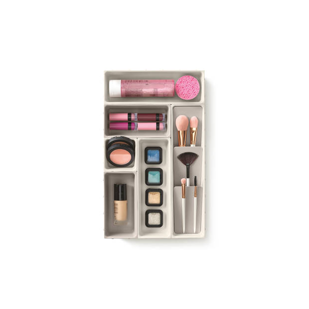 Joseph Joseph - Viva Lade Organizer voor Make-up Set van 7 Stuks - Polypropyleen - Crème