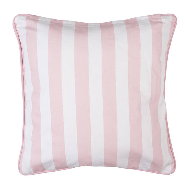 Clayre & Eef Kussenhoes Stoelkussen 40x40 cm Roze Katoen Rozen Roze