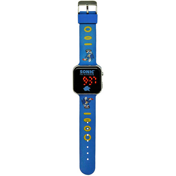 Sonic The Hedgehog - LED Horloge - Blauw versie 2 (0806)