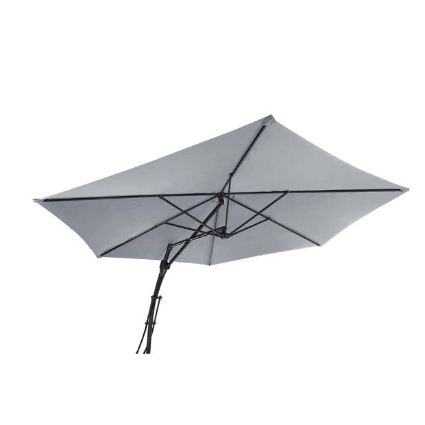 Feel Furniture - Zweefparasol - 3 Meter - Lichtgrijs