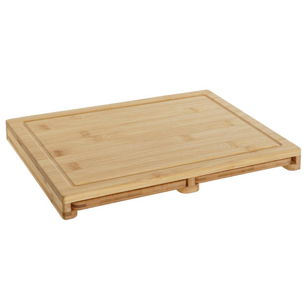 Snijplank DKD Home Decor Natuurlijk Bamboe 35 x 25 x 3 cm