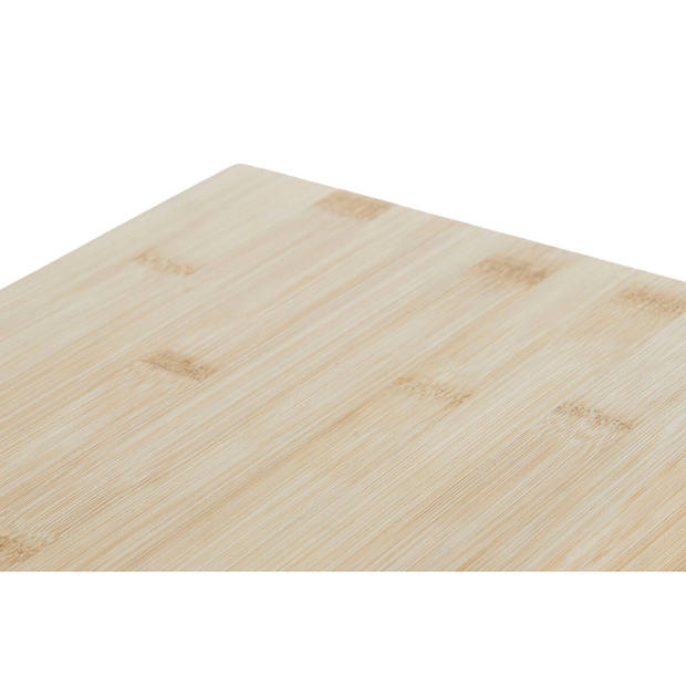 Snijplank DKD Home Decor Natuurlijk Bamboe Roestvrij staal 28 x 21,5 x 4,2 cm