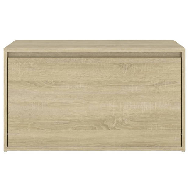 The Living Store Halbank 80x40x45 cm spaanplaat sonoma eikenkleurig - Hocker