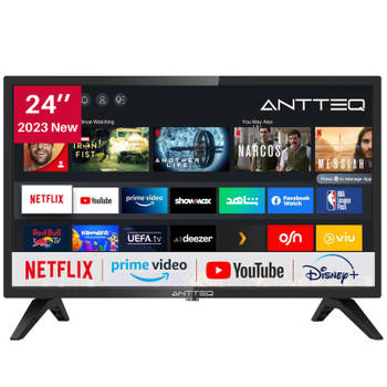 ANTTEQ AV24H3 - 24inch HD-ready Smart-TV