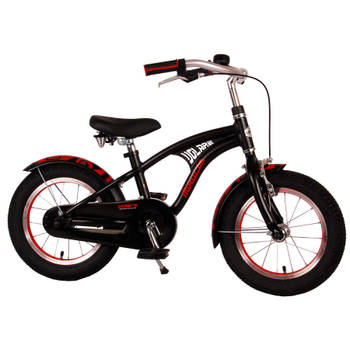 Volare Miracle Cruiser Kinderfiets - 14 Inch - Mat Zwart - Prime Collection