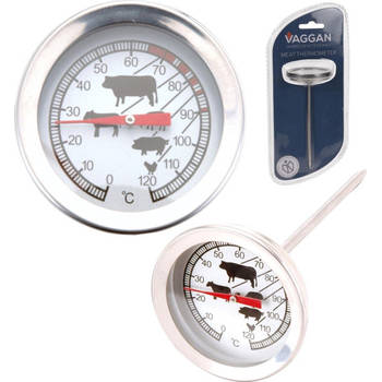 RVS Vlees- en Braadthermometer