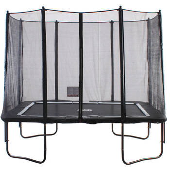 SPRING Trampoline met Veiligheidsnet 300 cm x 245 cm (8x10ft) - Zwart