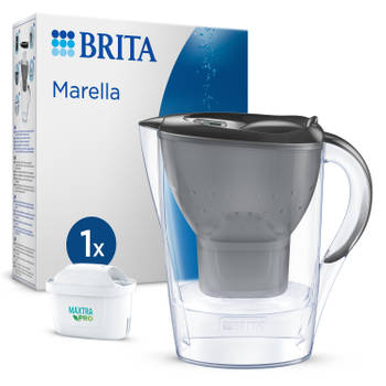 BRITA Waterfilterkan Marella Cool 2,4L Grijs incl. 1 MAXTRA PRO Waterfilter (SIOC - Duurzaam verpakt)