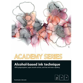 Academy Series - Alcohol inkt techniek A3 - 200g/m2 - 30 vellen - PK5704 - Wit