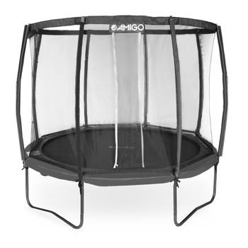 AMIGO trampoline Deluxe met veiligheidsnet 305 cm zwart