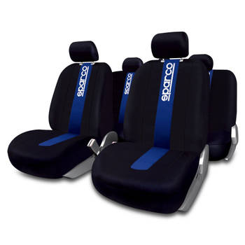 Autostoelhoes set Sparco - Blauw