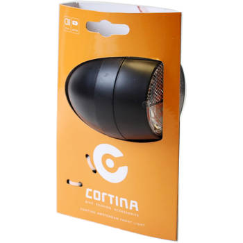 Cortina - koplamp Amsterdam batterij zwart