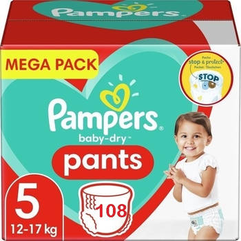 Pampers - Baby Dry Pants - Maat 5 - Megapack - 108 stuks - 12/17KG